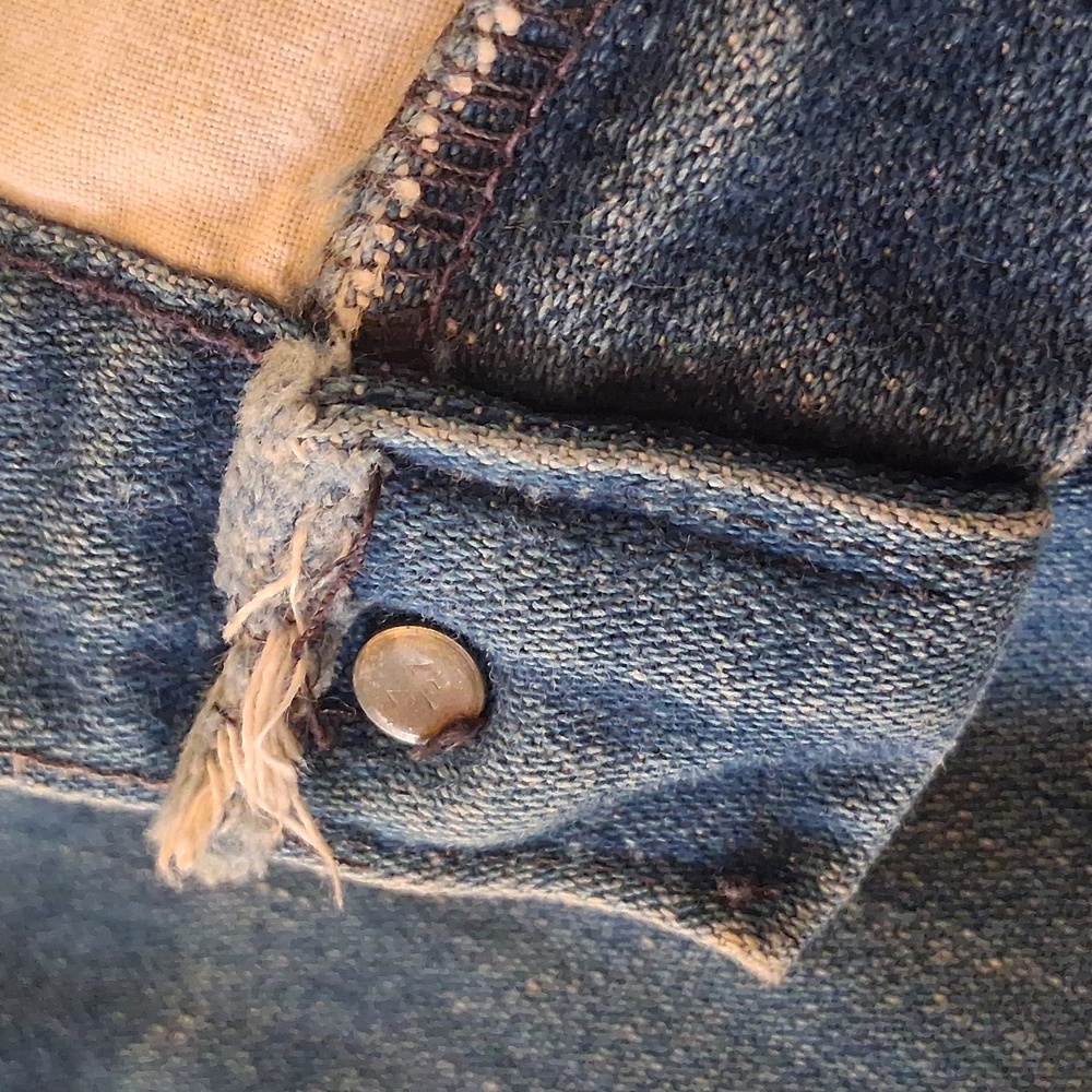 Y2k Blue Denim Jeans Silver By Ziggy - Picture 2 of 11